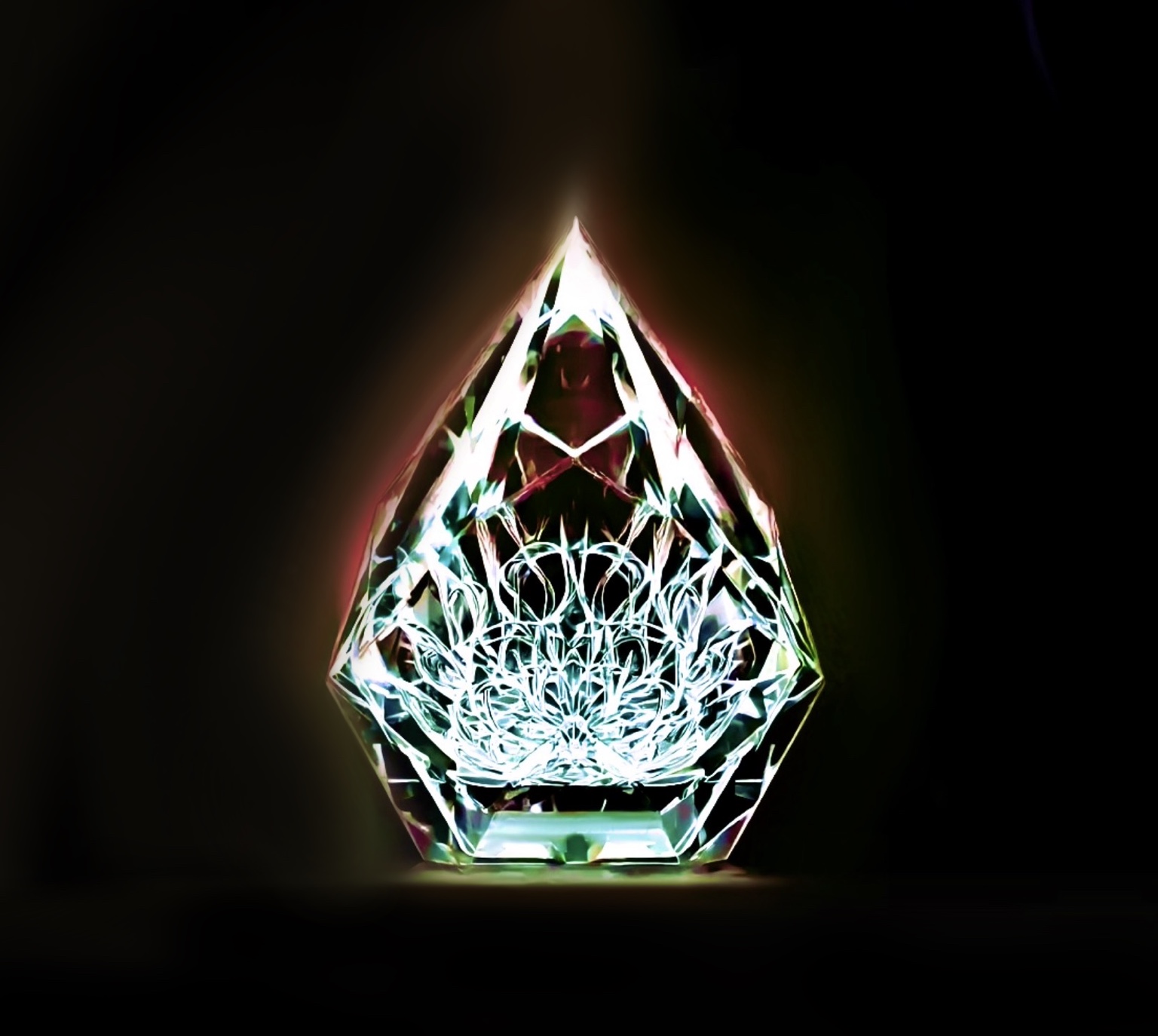 Crystalline artifact